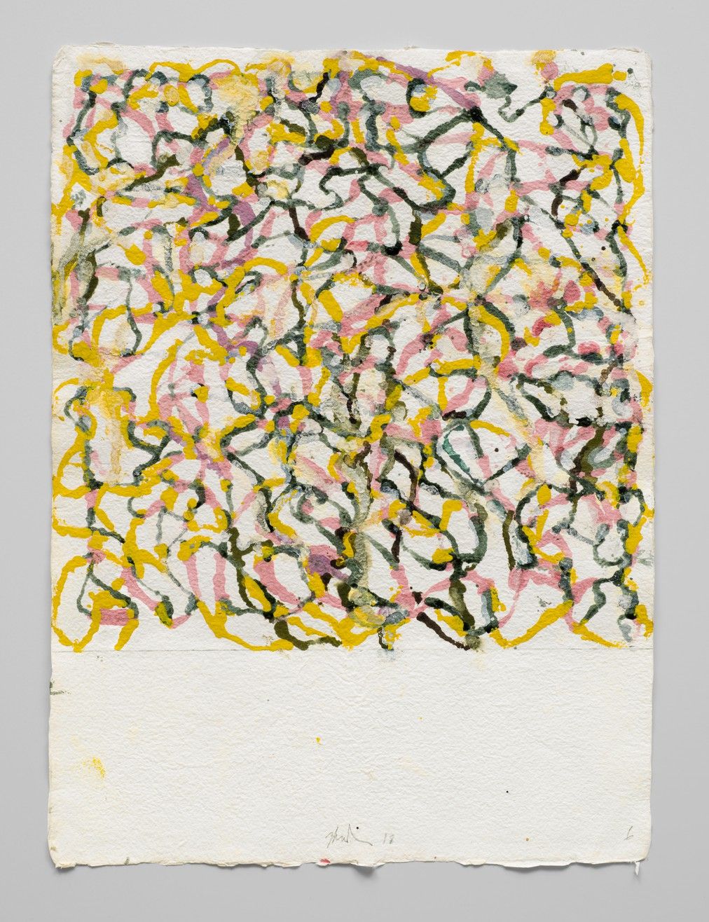 Marrakech Drawing 6, Brice Marden, 2017-2018 <br> ⓒ2018 Brice Marden/Artists Rights Society (ARS), New York