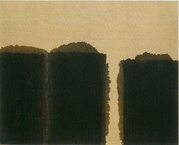 YUN Hyong-Keun, Burnt Umber & Ultra Marine ll, 1991, Oil on Canvas, 80 x 100 cm