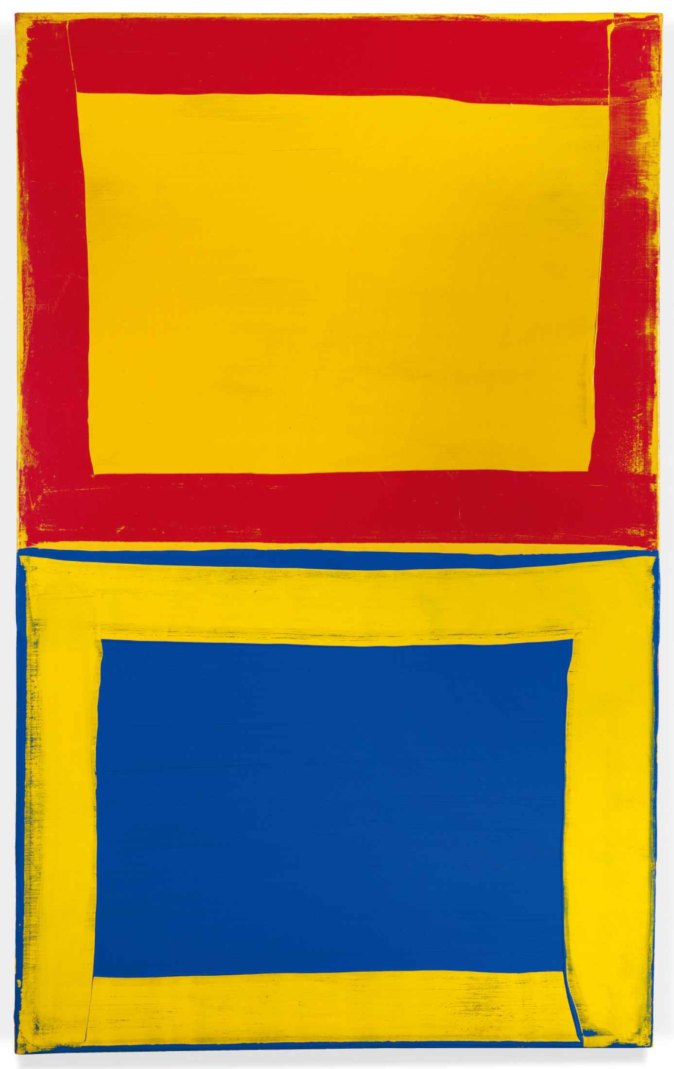 Mary Heilmann, The First Three for Two Red Yellow Blue, 1975, ©Mary Heilmann