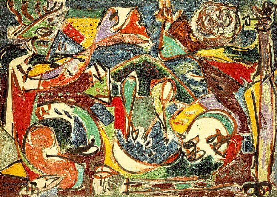 Jackson Pollock, The Key, 1946

