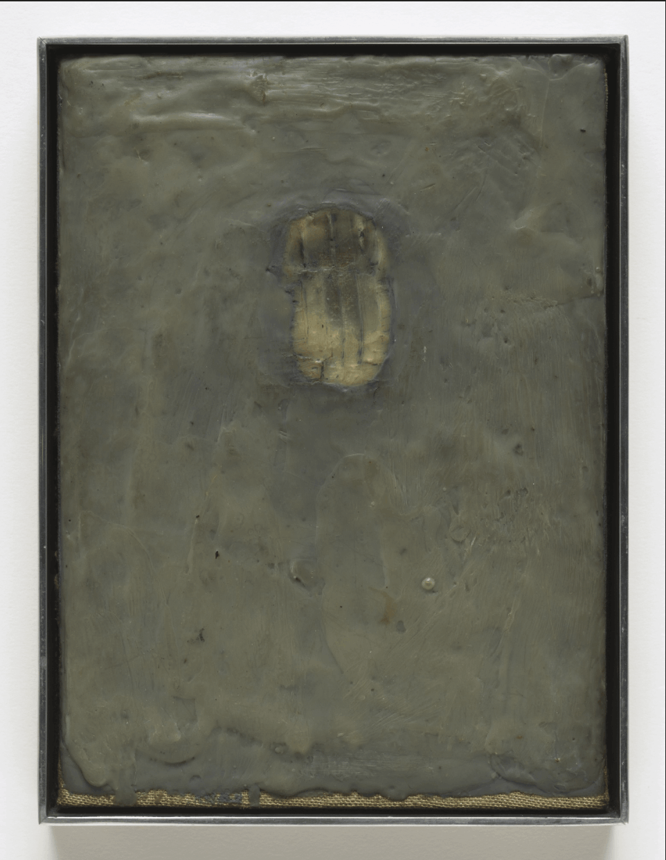 Jasper Johns, Painting Bitten by a Man, 1961