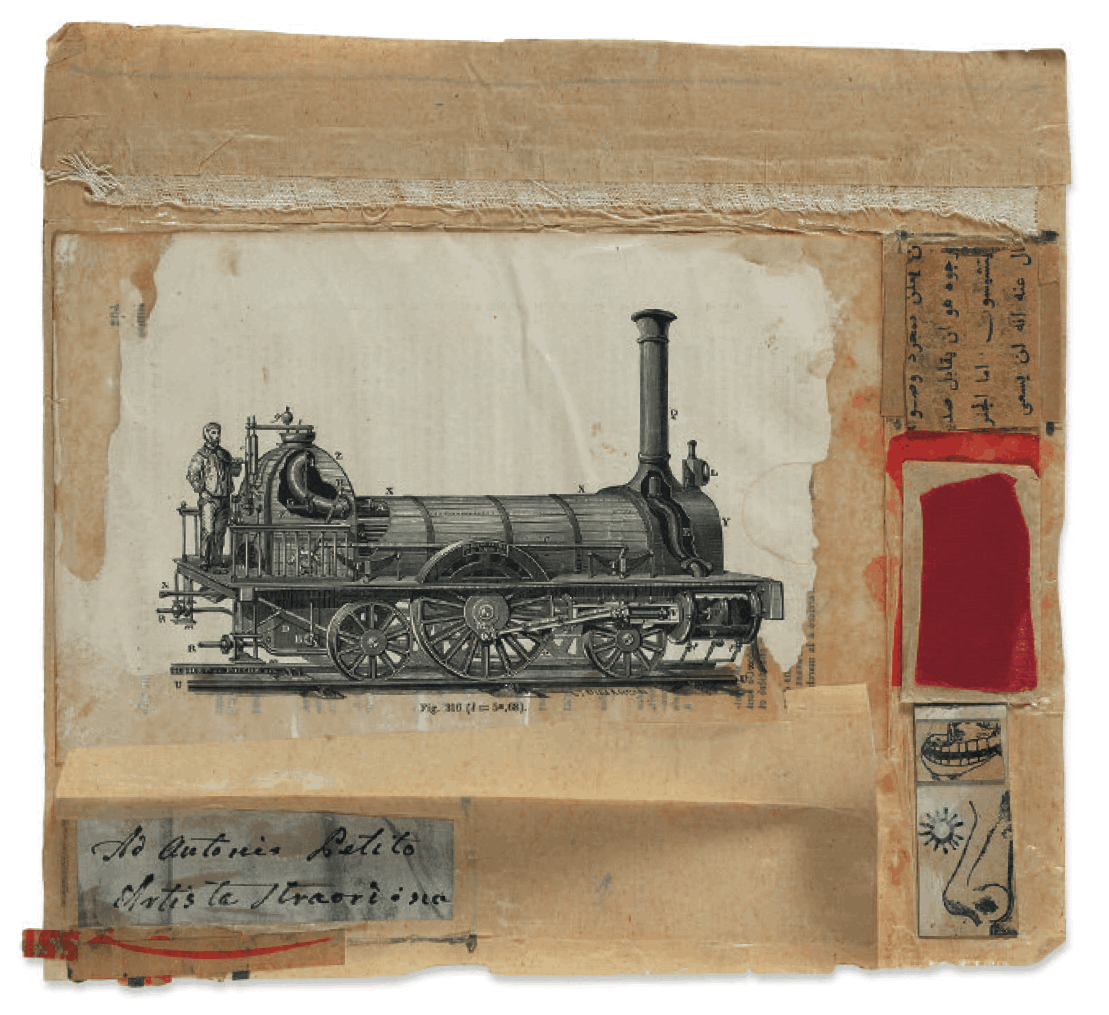 Robert Rauschenberg, Untitled [locomotive], 1952